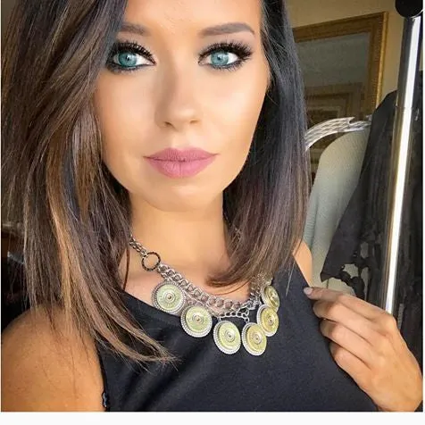 20 Gauge Shotshell Double Chain Bib Necklace