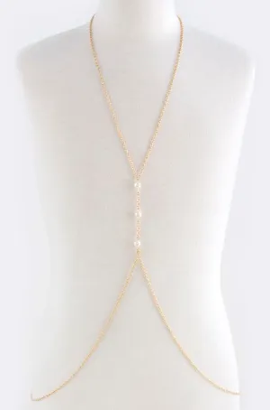 3 Pearls Body Chain