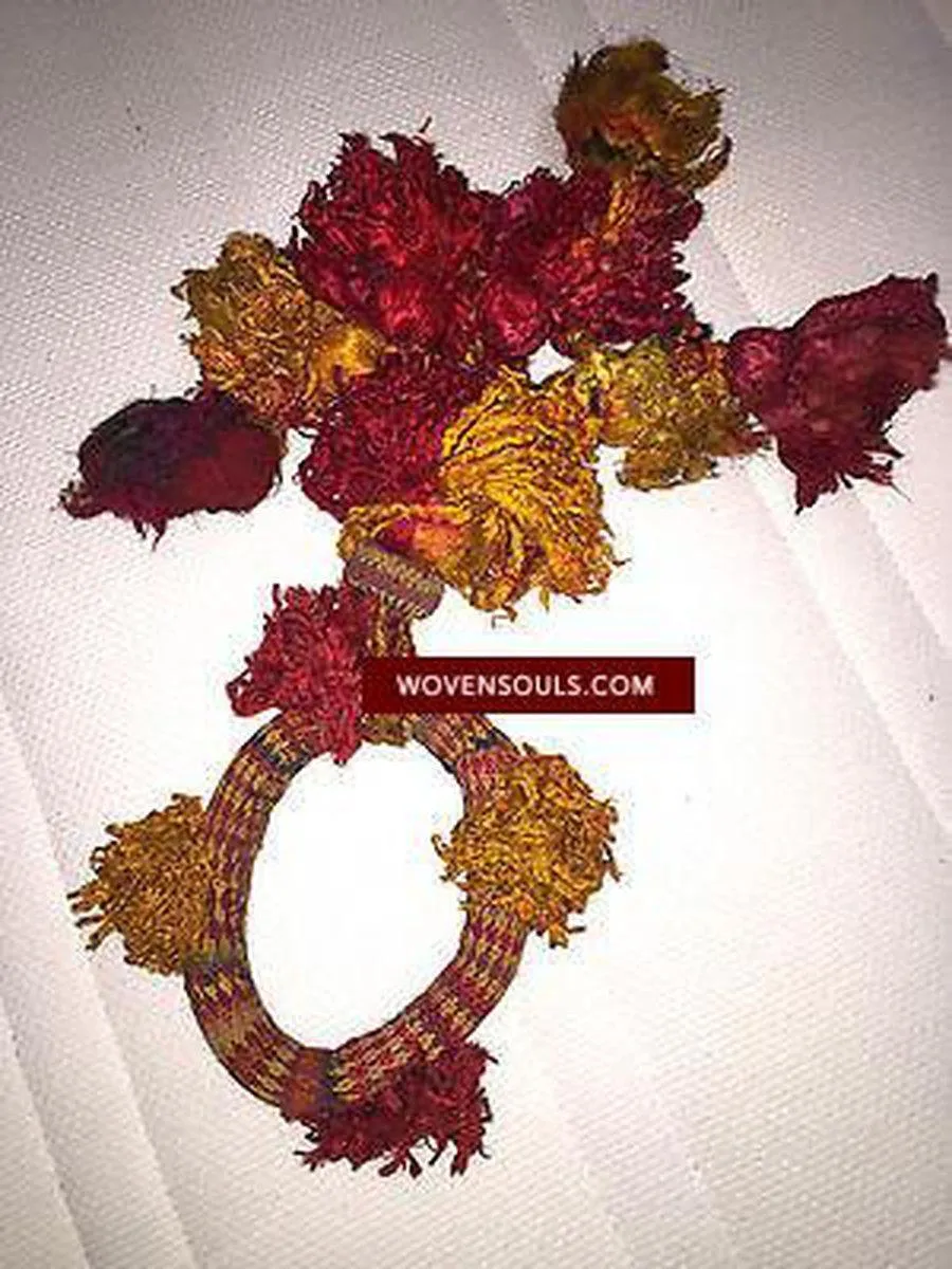 476 SOLD Vintage Banjara Bracelets - Handwoven - Set of 3