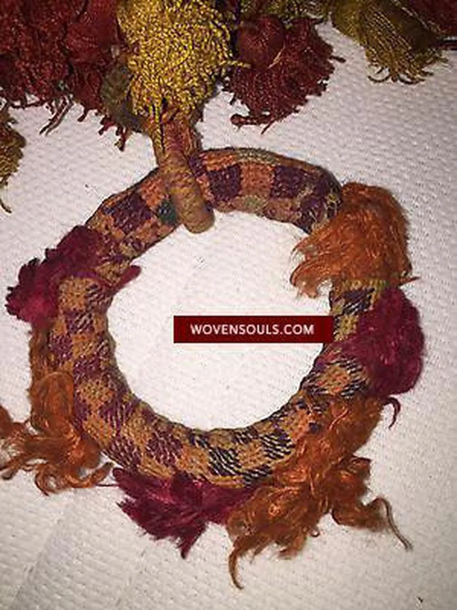 476 SOLD Vintage Banjara Bracelets - Handwoven - Set of 3