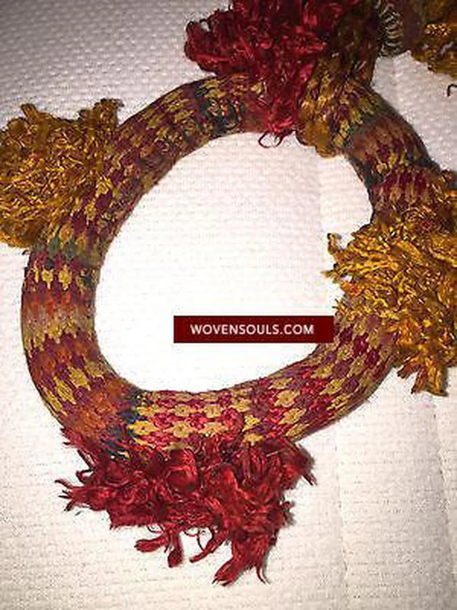 476 SOLD Vintage Banjara Bracelets - Handwoven - Set of 3
