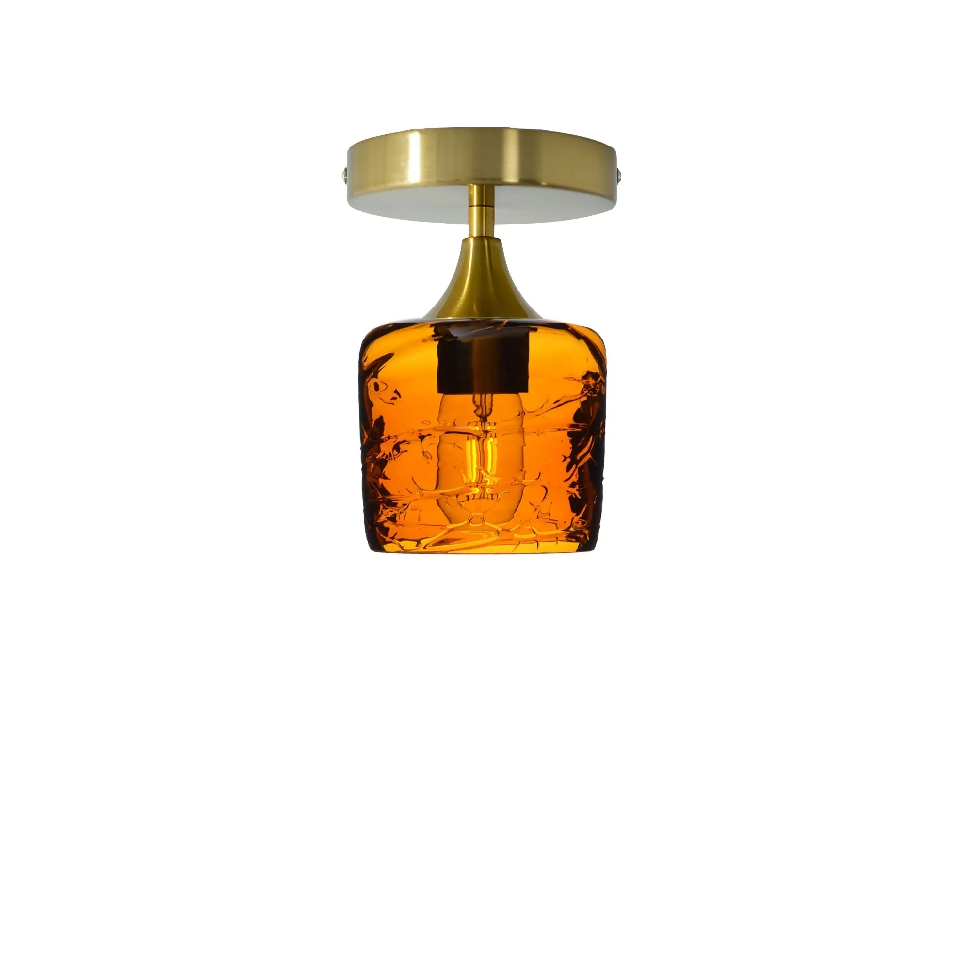 601 Spun: Semi Flush Light