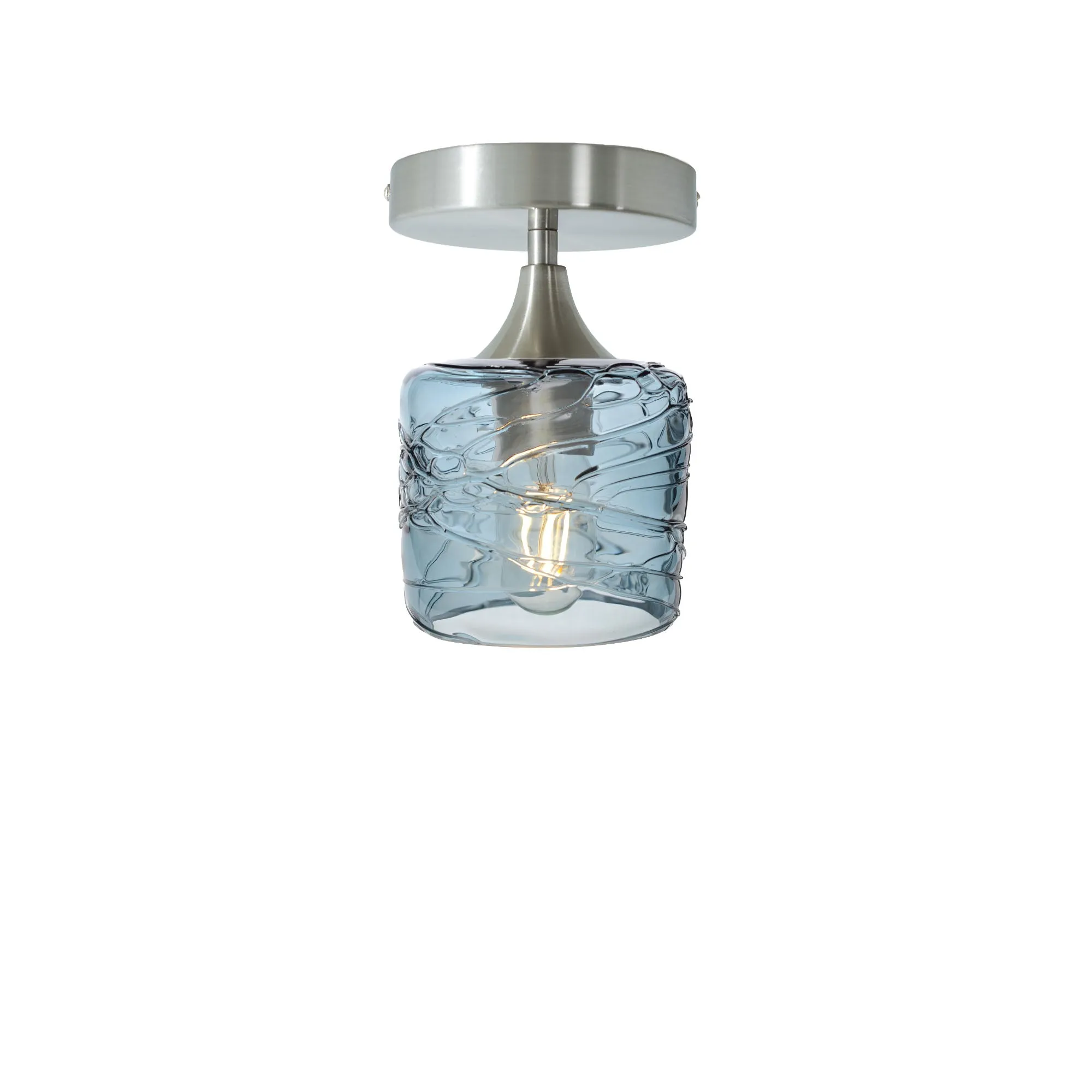 601 Spun: Semi Flush Light