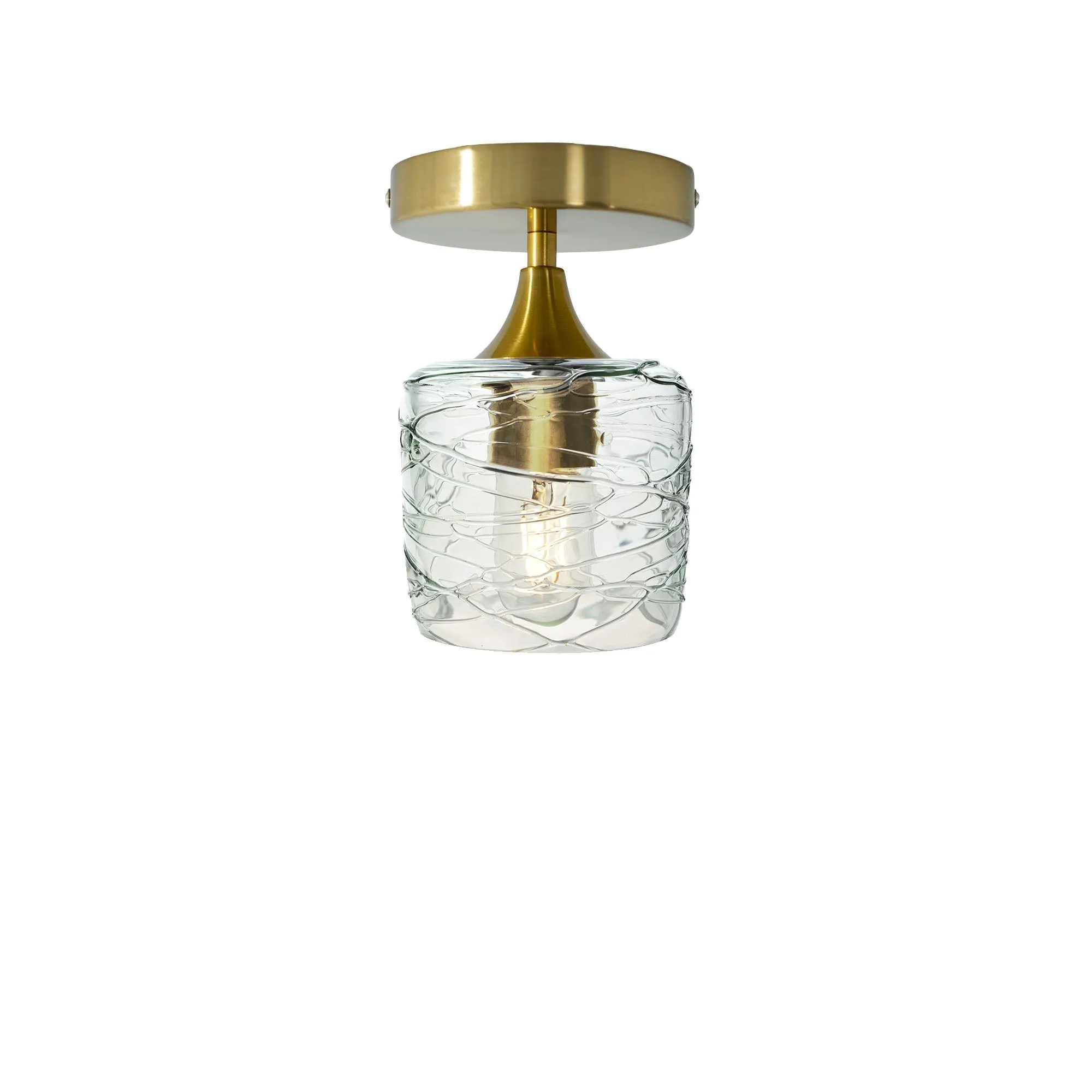 601 Spun: Semi Flush Light