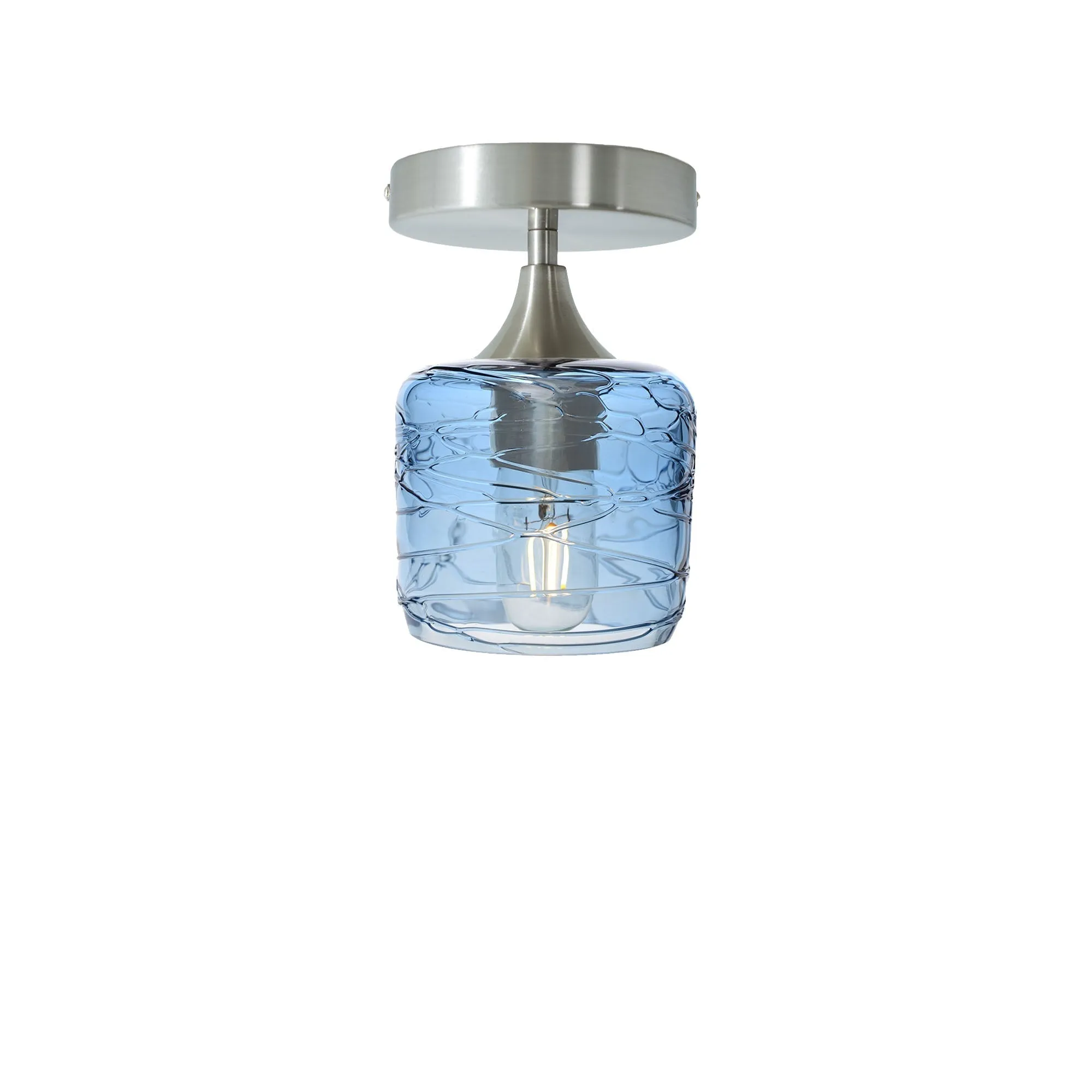 601 Spun: Semi Flush Light