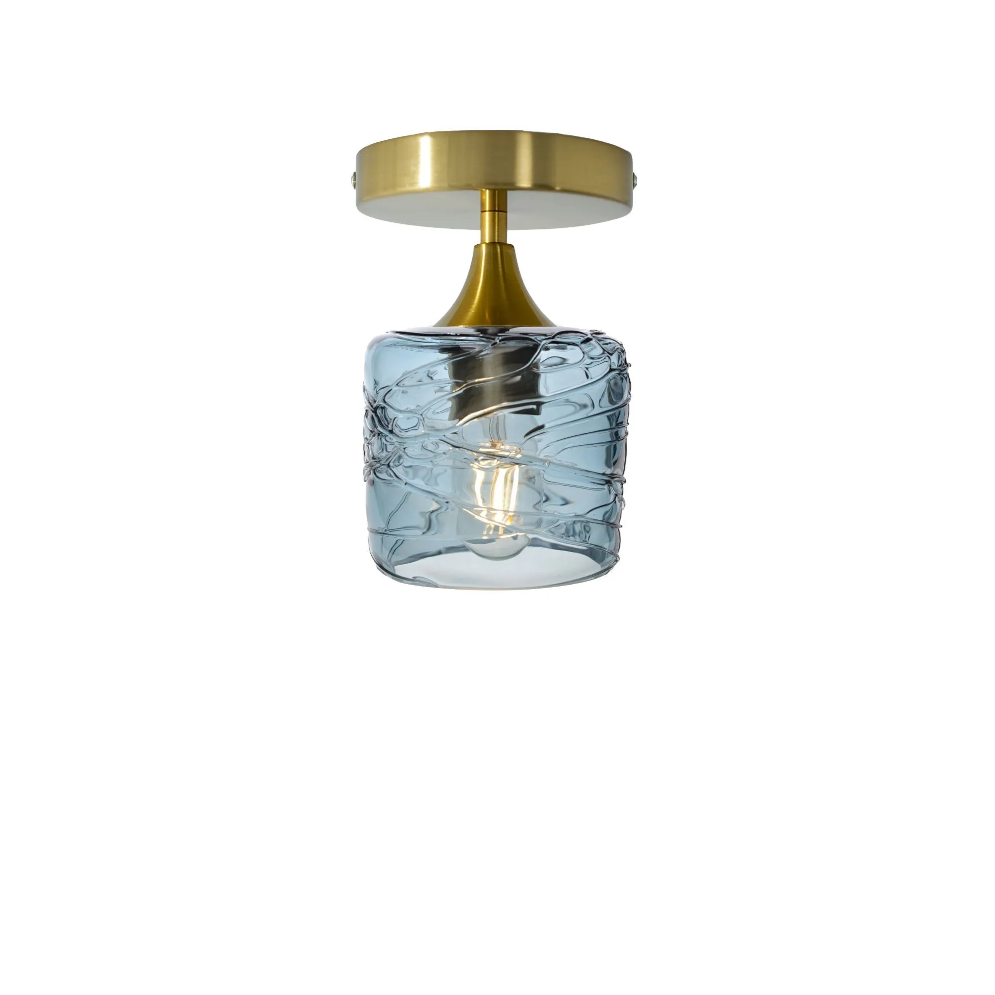 601 Spun: Semi Flush Light