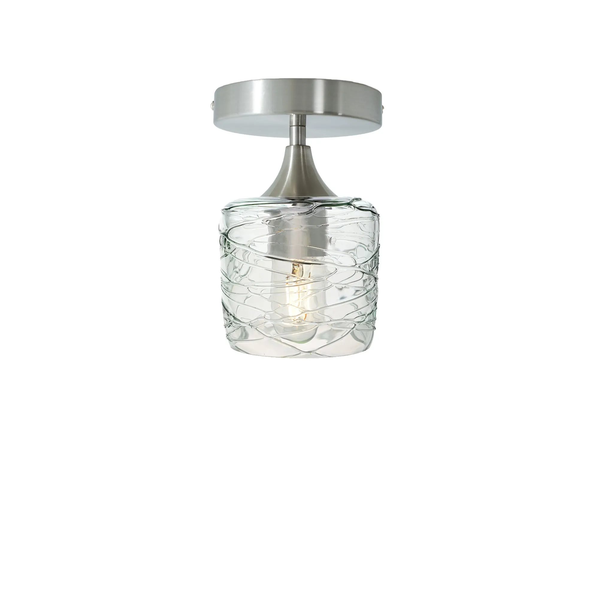 601 Spun: Semi Flush Light