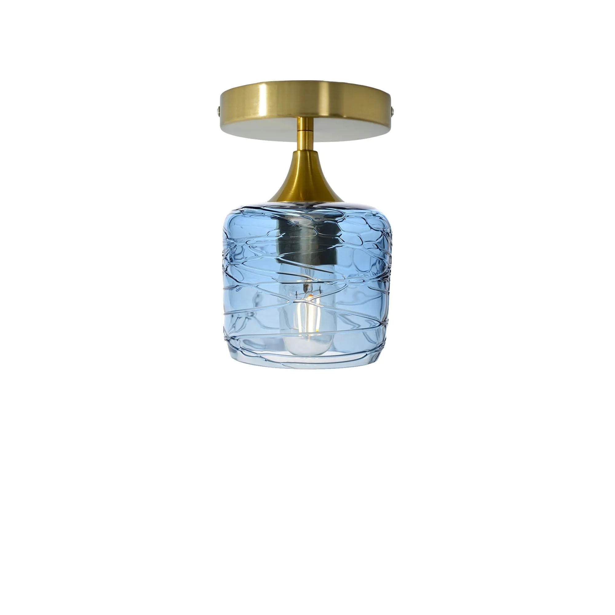 601 Spun: Semi Flush Light