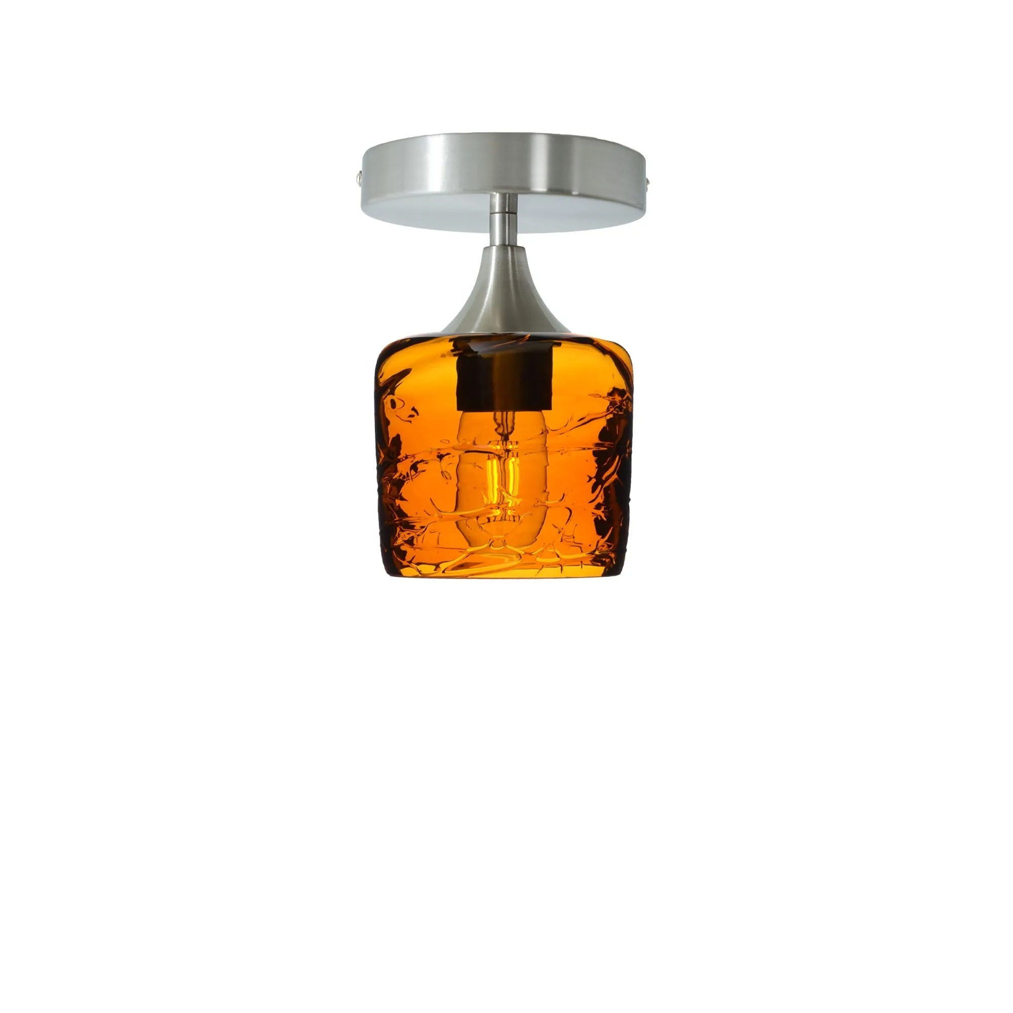 601 Spun: Semi Flush Light
