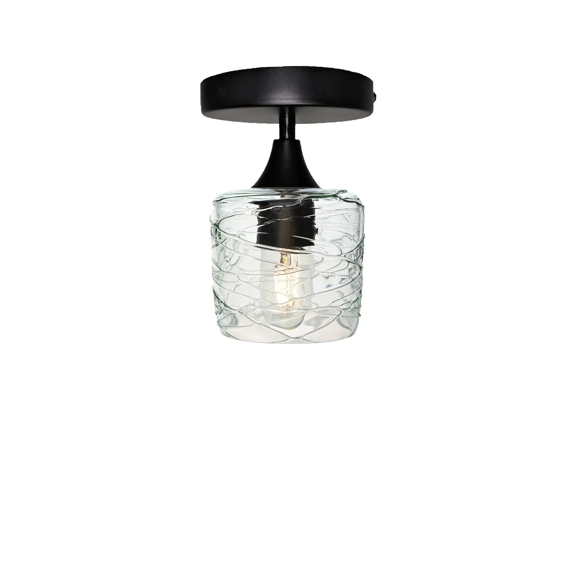 601 Spun: Semi Flush Light