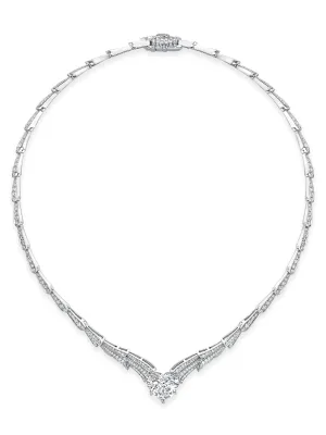 A Family Journey Florence Heart Diamond Platinum Necklace