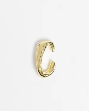 Amorphous Chaky Gold Cuff