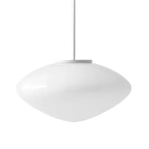 &Tradition AP15 Mist Pendant Lamp, Matt White/Opal Glass