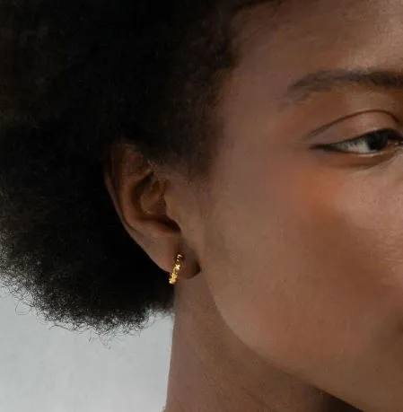 Anna Beck Scalloped Hoop Earrings