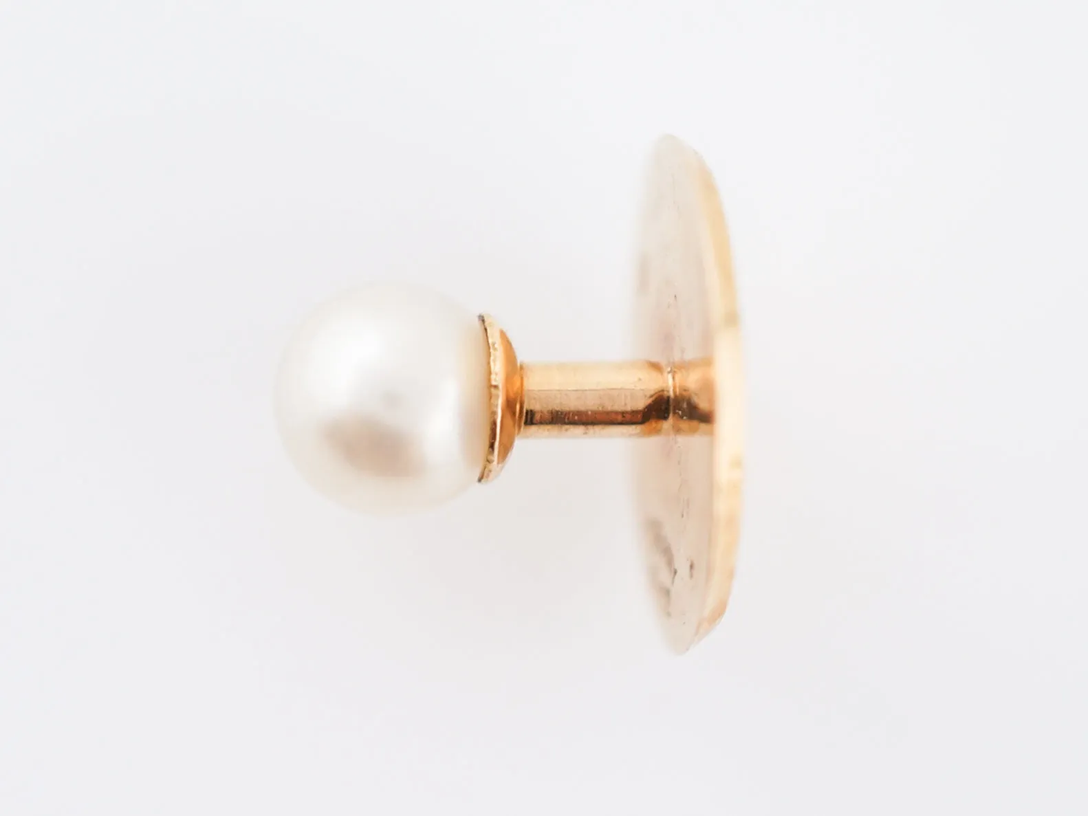 Antique Tuxedo Studs Victorian Tiffany & Co. Pearl in 18K Yellow Gold