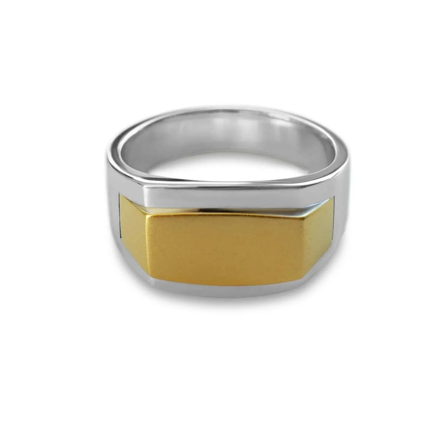 Balance Siegelring Edgy Bicolor