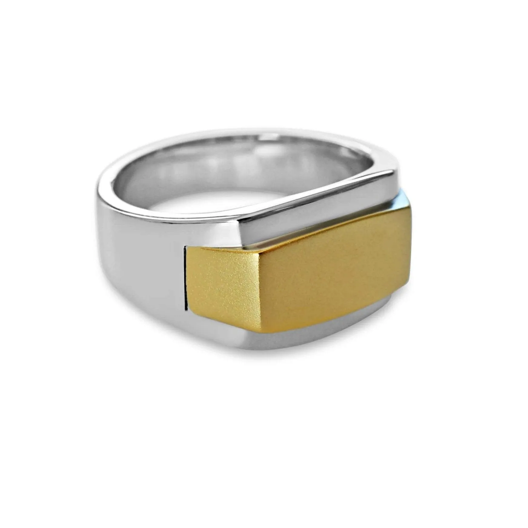 Balance Siegelring Edgy Bicolor