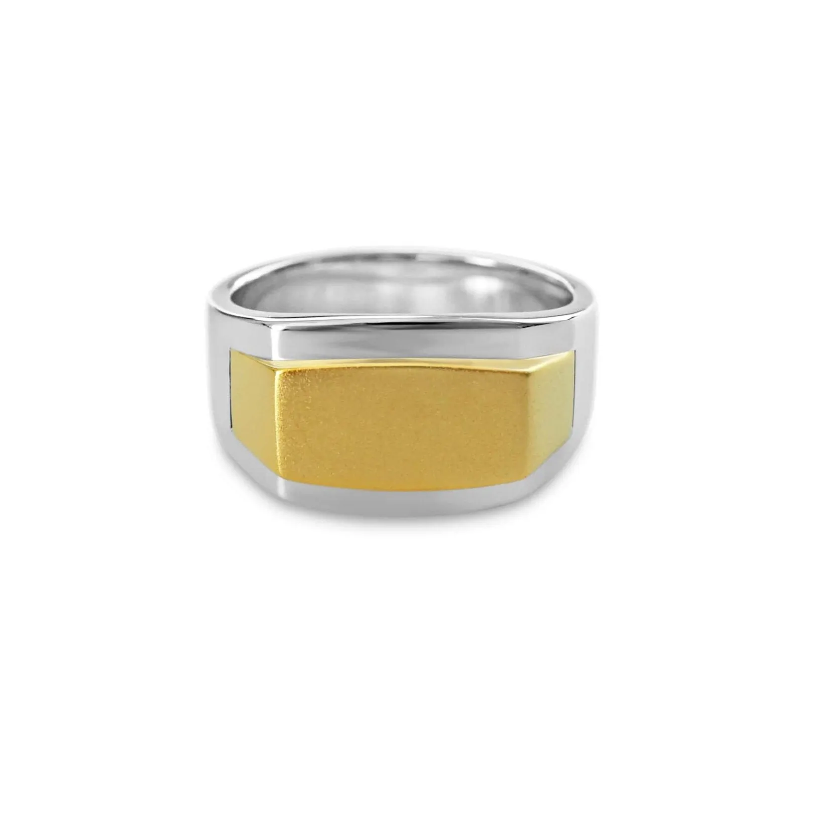 Balance Siegelring Edgy Bicolor