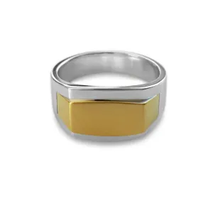 Balance Siegelring Edgy Bicolor