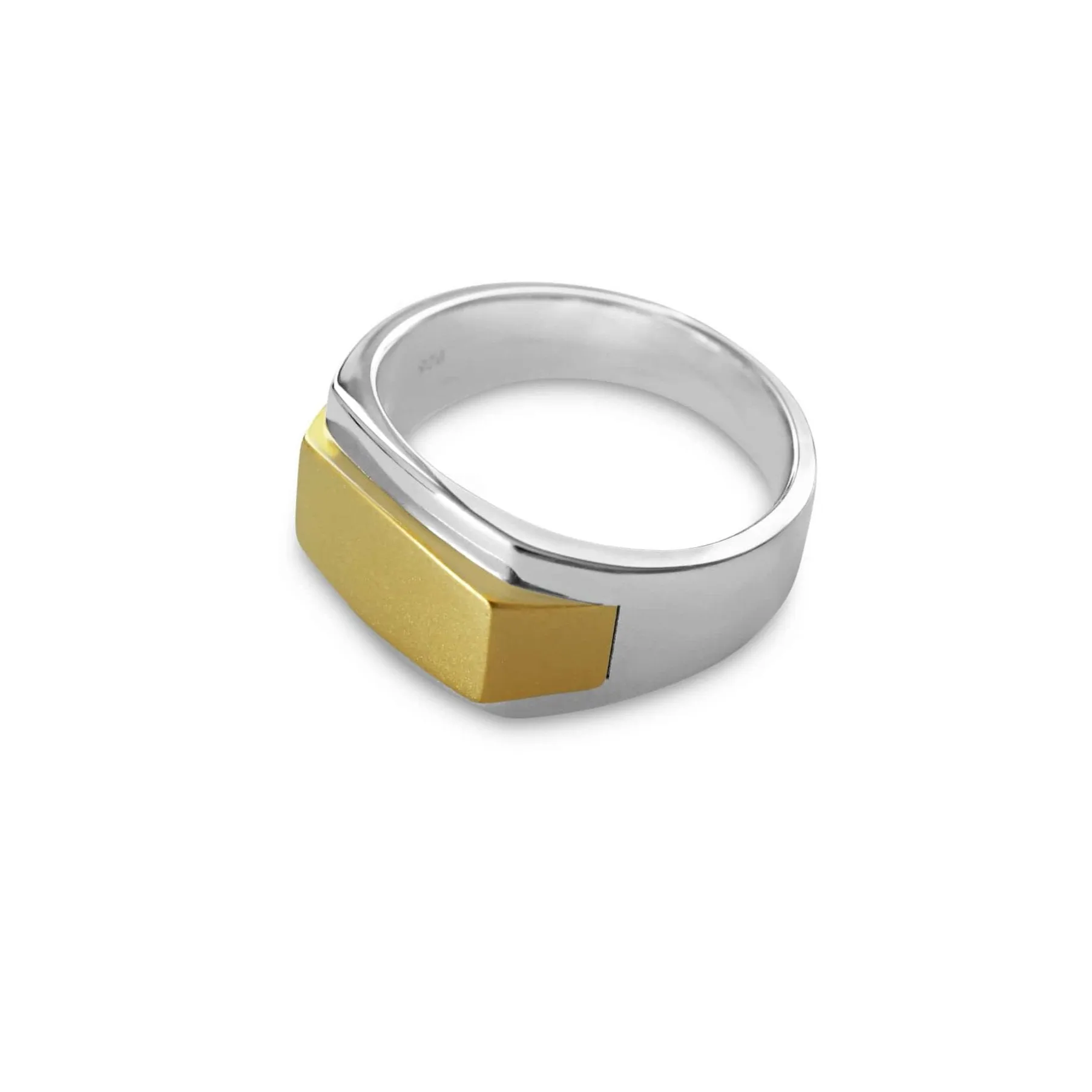 Balance Siegelring Edgy Bicolor