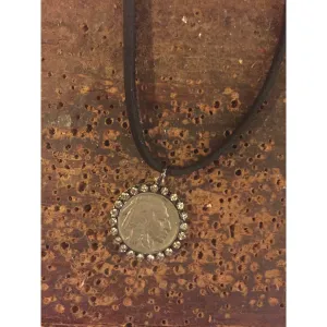 Be the Change Indianhead Leather Choker