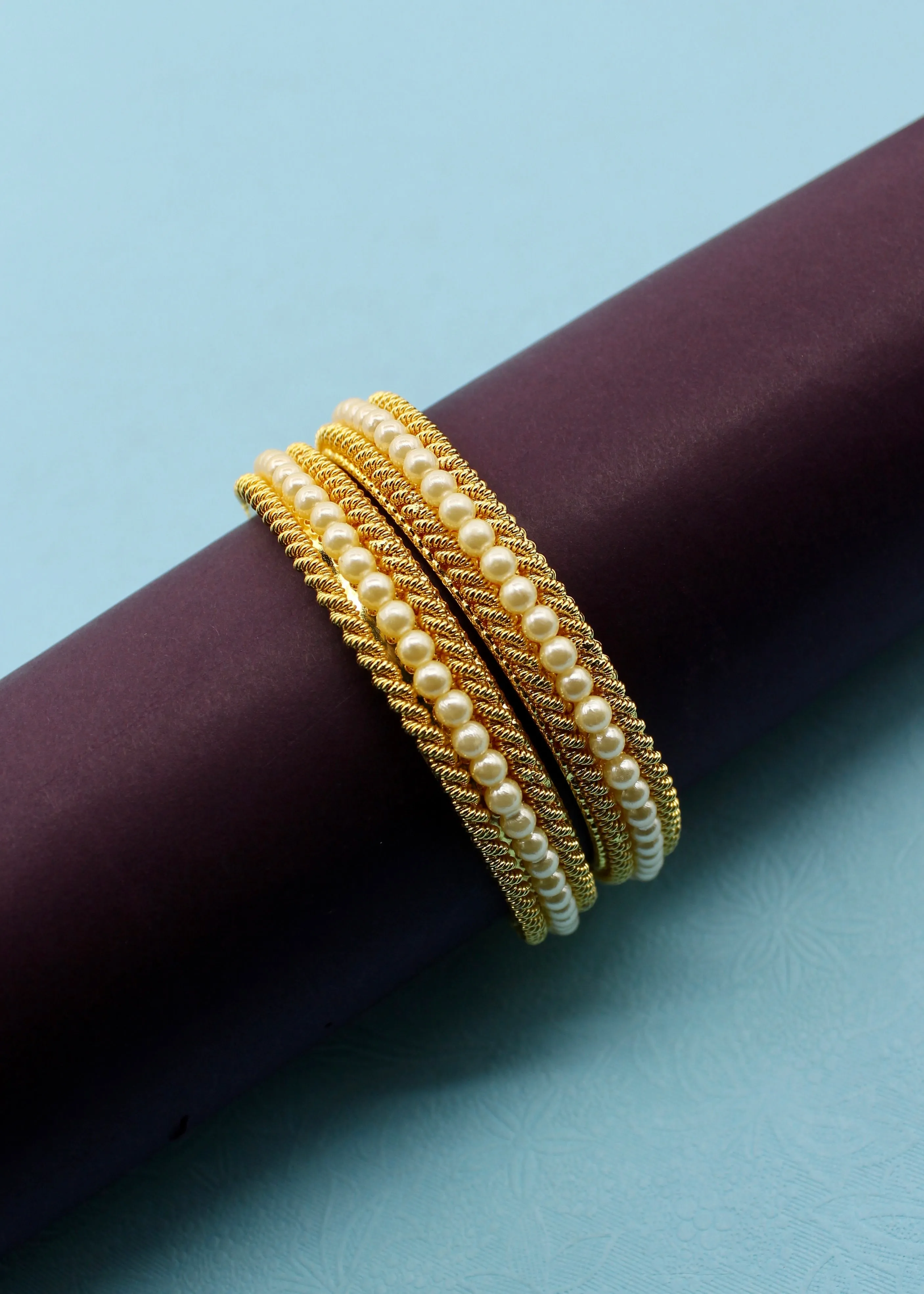 BEAUTEOUS MOTI BANGLES