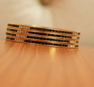 BLACK BANGLES-AND-BRACELETS