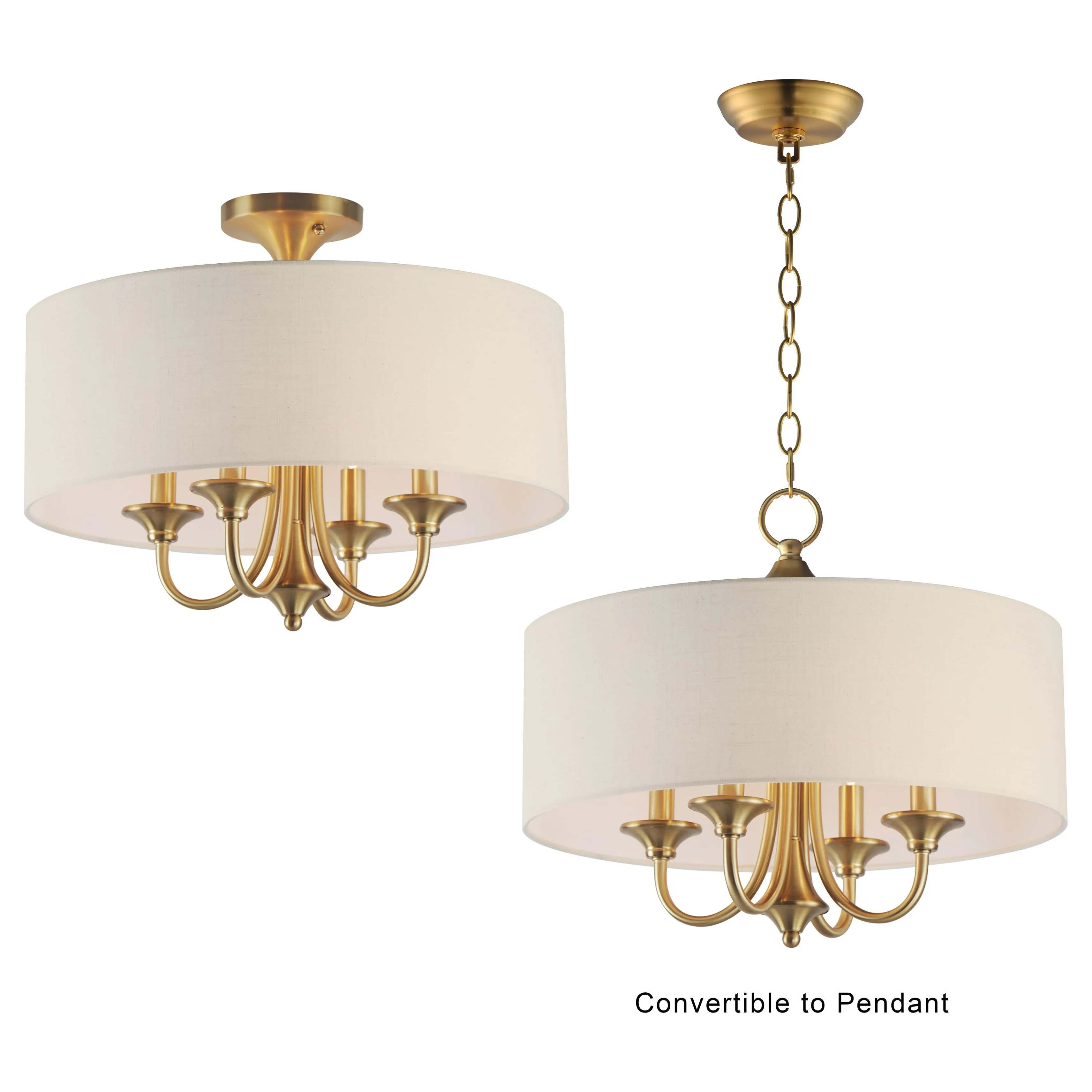 Bongo 4-Light Pendant / Semi Flush Mount
