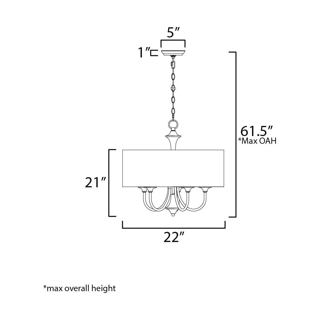 Bongo 5-Light Pendant