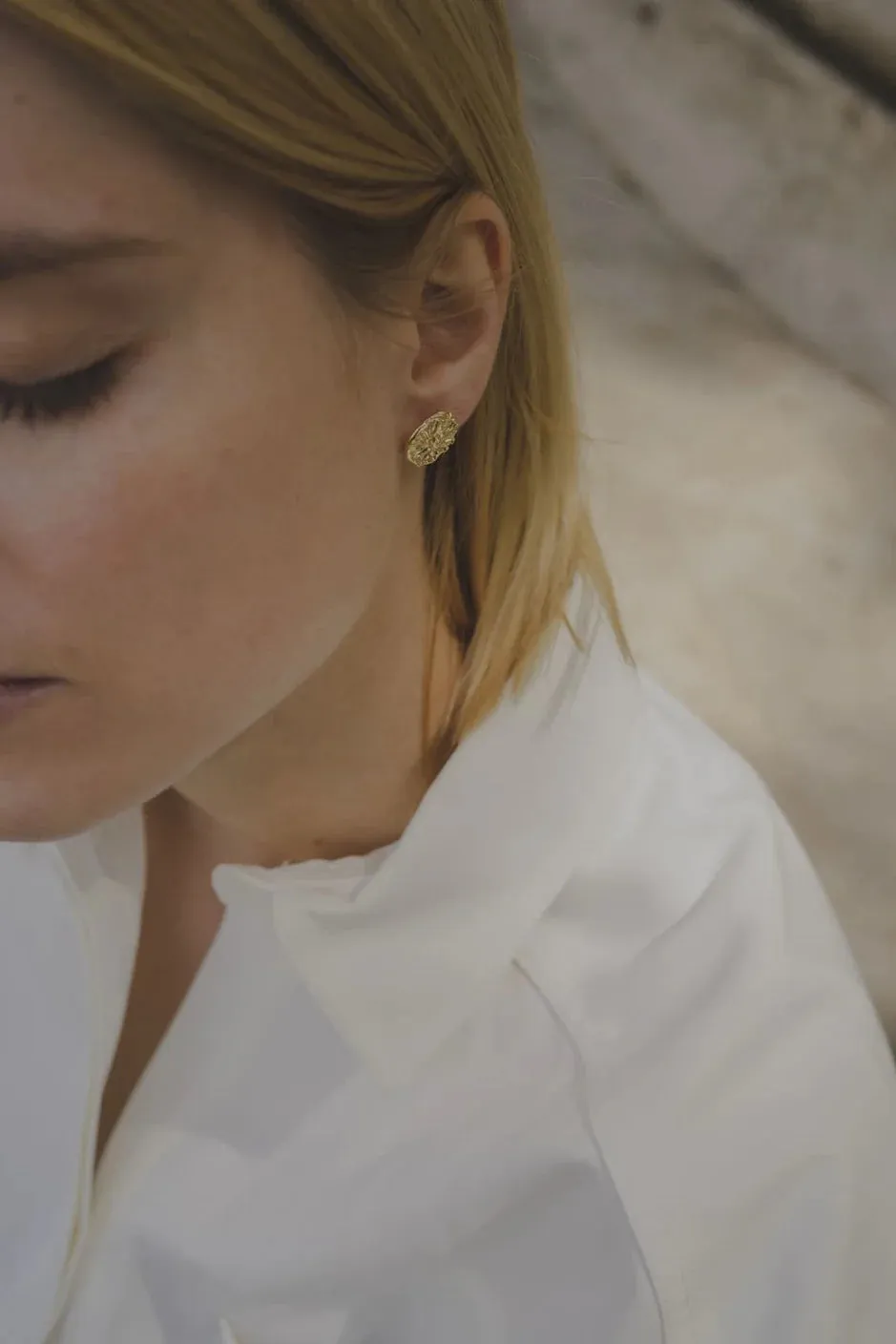 Boucles d'oreilles Anémone