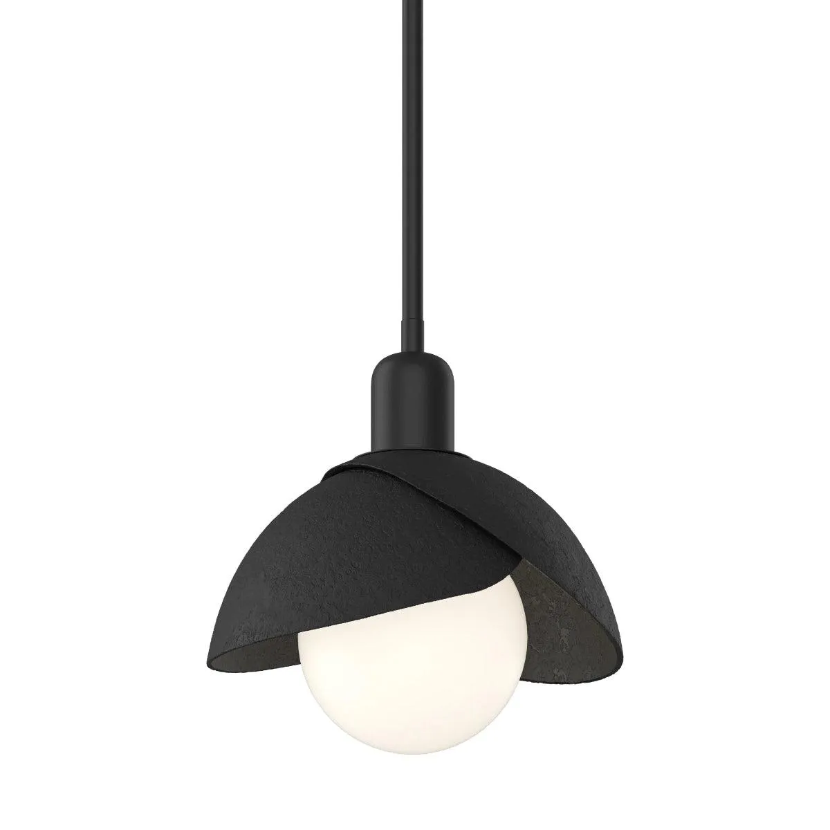 Brooklyn 9 in. Pendant Light Black Finish