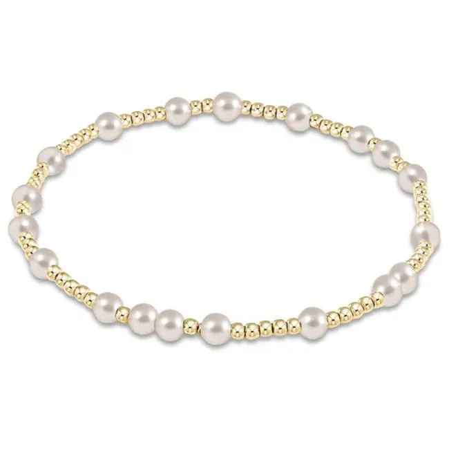 Bubble Bead Bracelet - Pearl - Tarnish Free