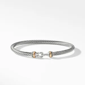 Cable Classic Buckle Bracelet with Gold