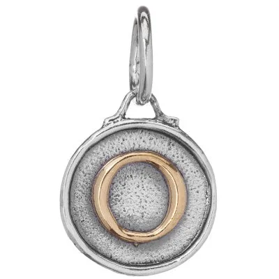 Chancery Insignia Sterling Silver & Brass Letter Charm.
