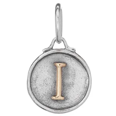 Chancery Insignia Sterling Silver & Brass Letter Charm.