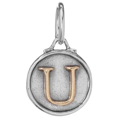 Chancery Insignia Sterling Silver & Brass Letter Charm.