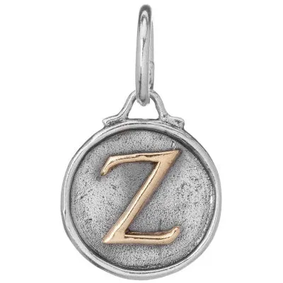 Chancery Insignia Sterling Silver & Brass Letter Charm.