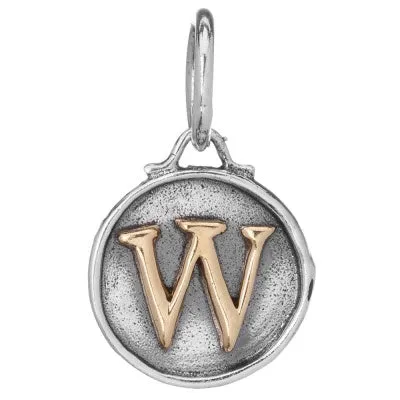 Chancery Insignia Sterling Silver & Brass Letter Charm.