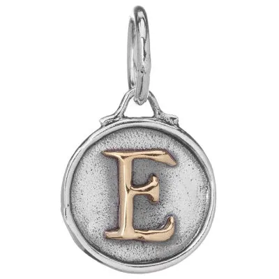 Chancery Insignia Sterling Silver & Brass Letter Charm.