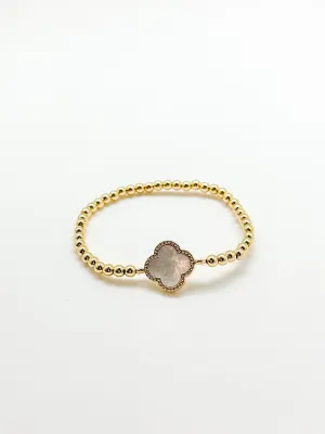 Ciara Clover Bracelet in Gold