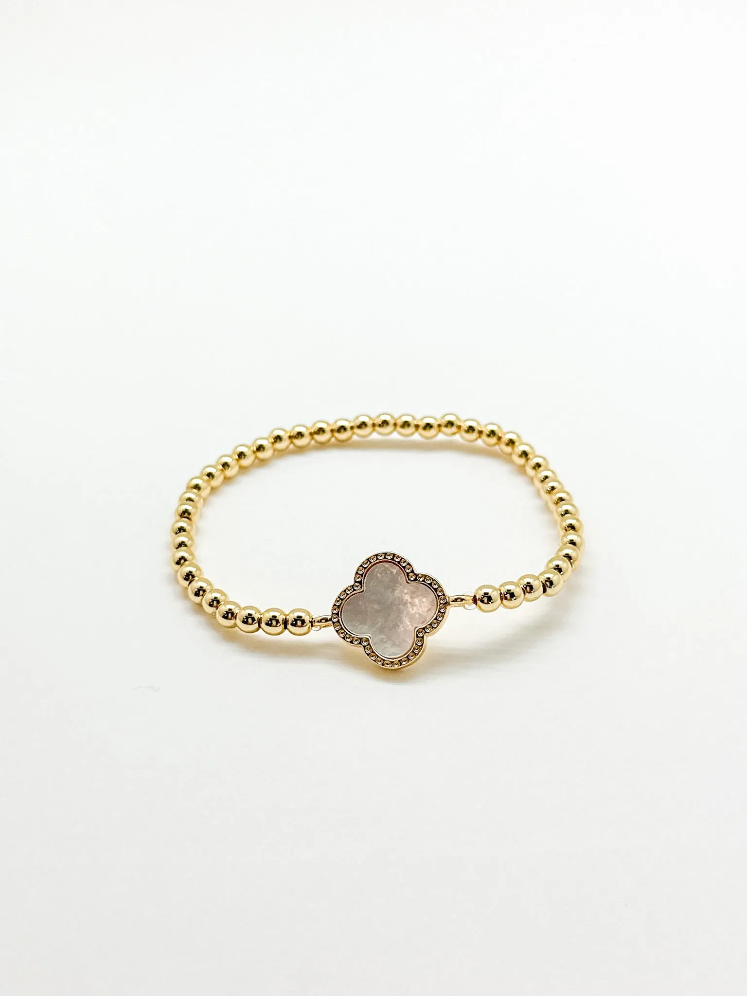 Ciara Clover Bracelet in Gold