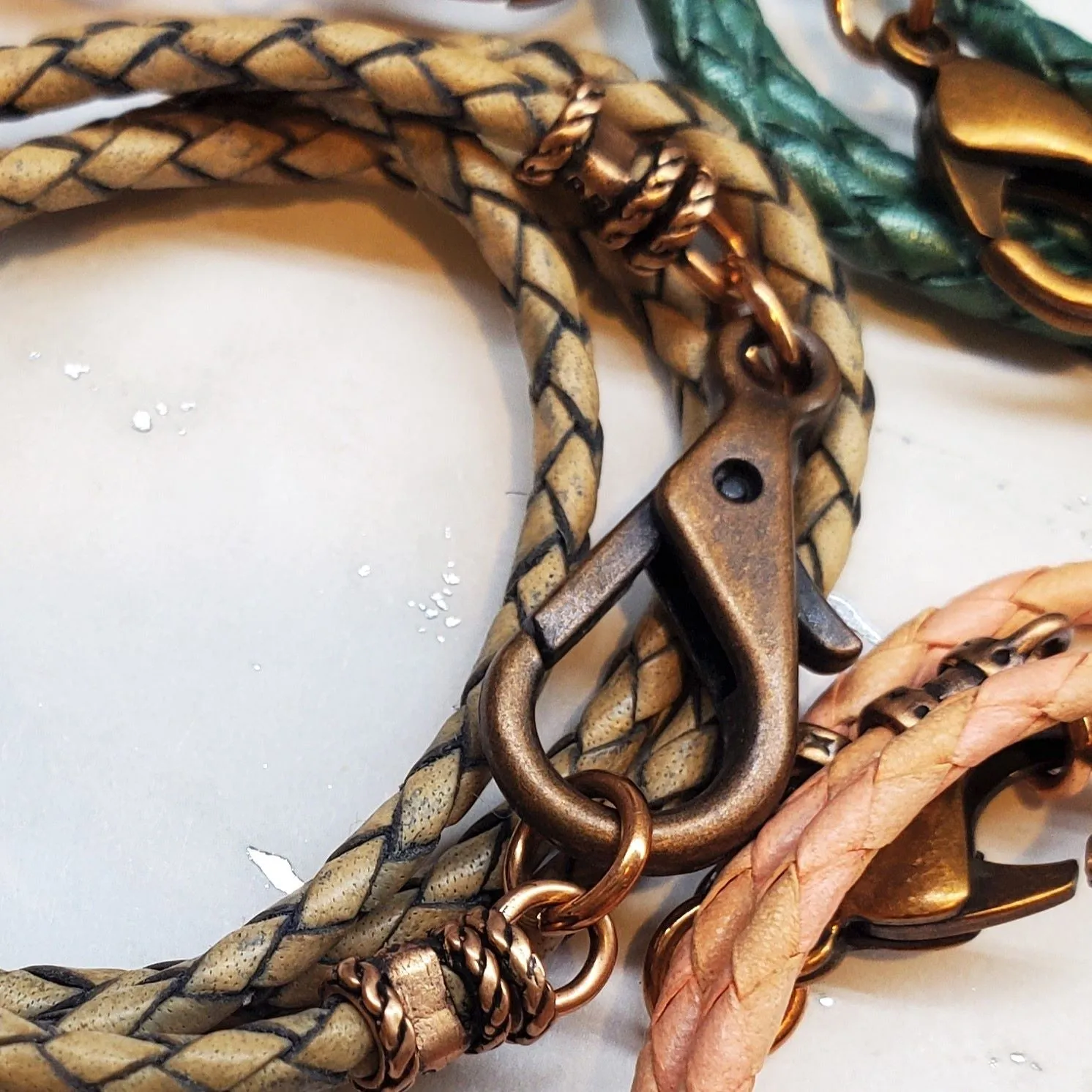 Colored Bolo Leather Style Chokers by Alexa Martha Designs