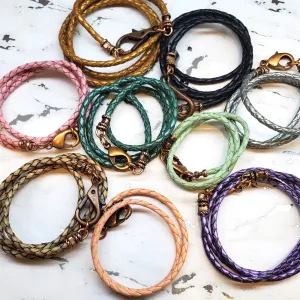 Colored Bolo Leather Style Chokers by Alexa Martha Designs