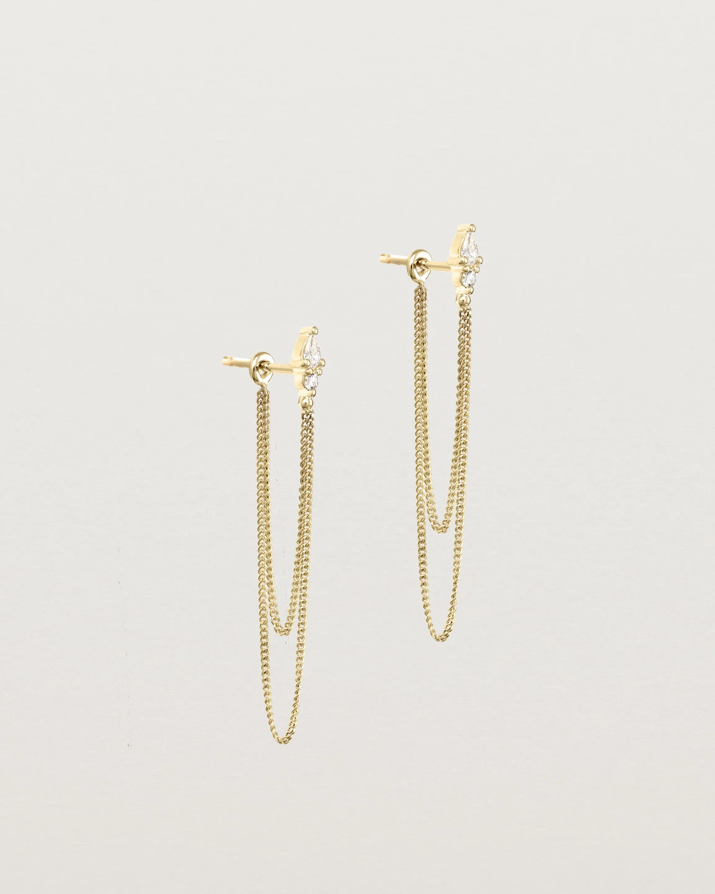 Danaë Loop Studs | Diamonds