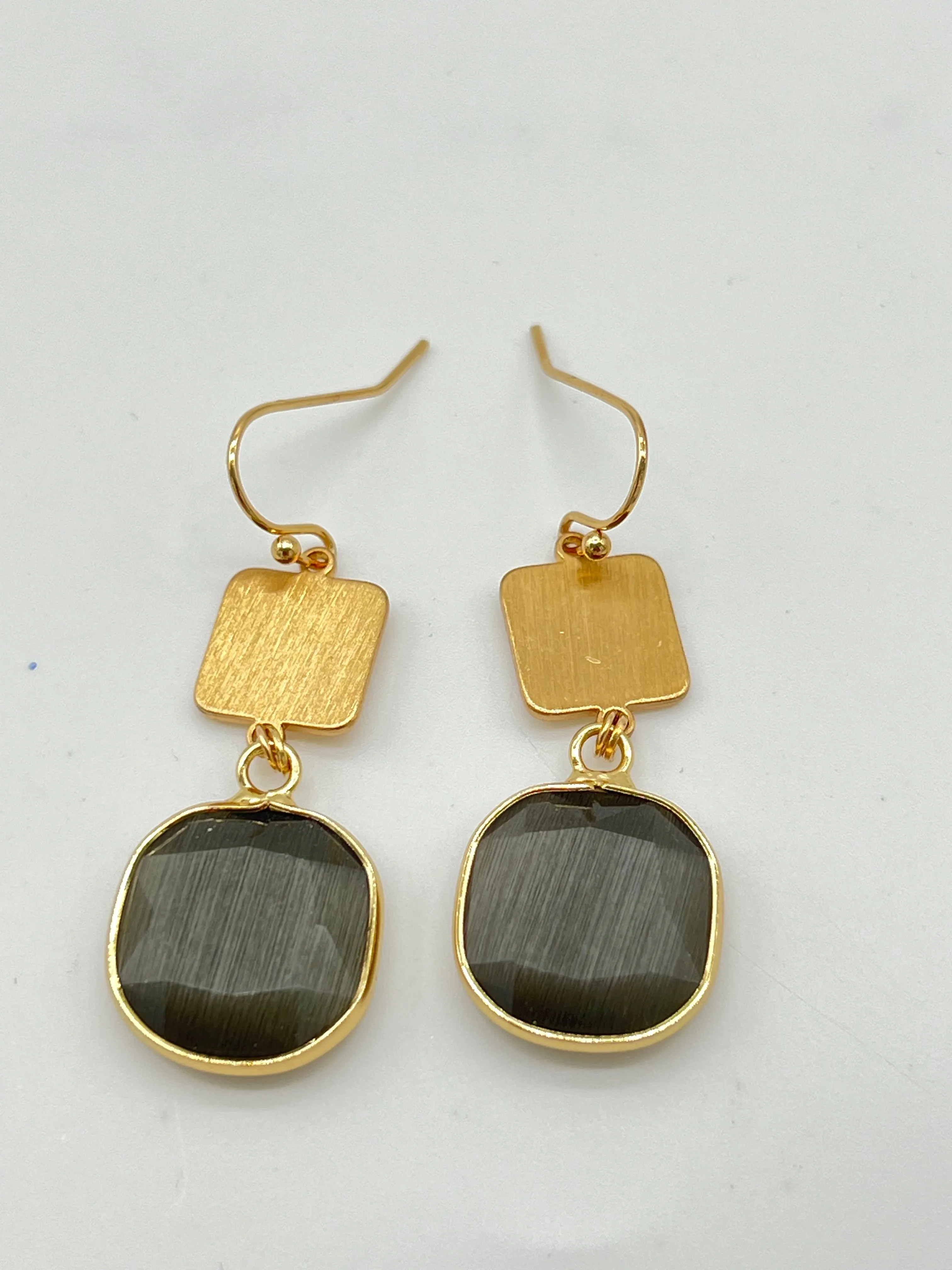 Dangle Gem Earrings