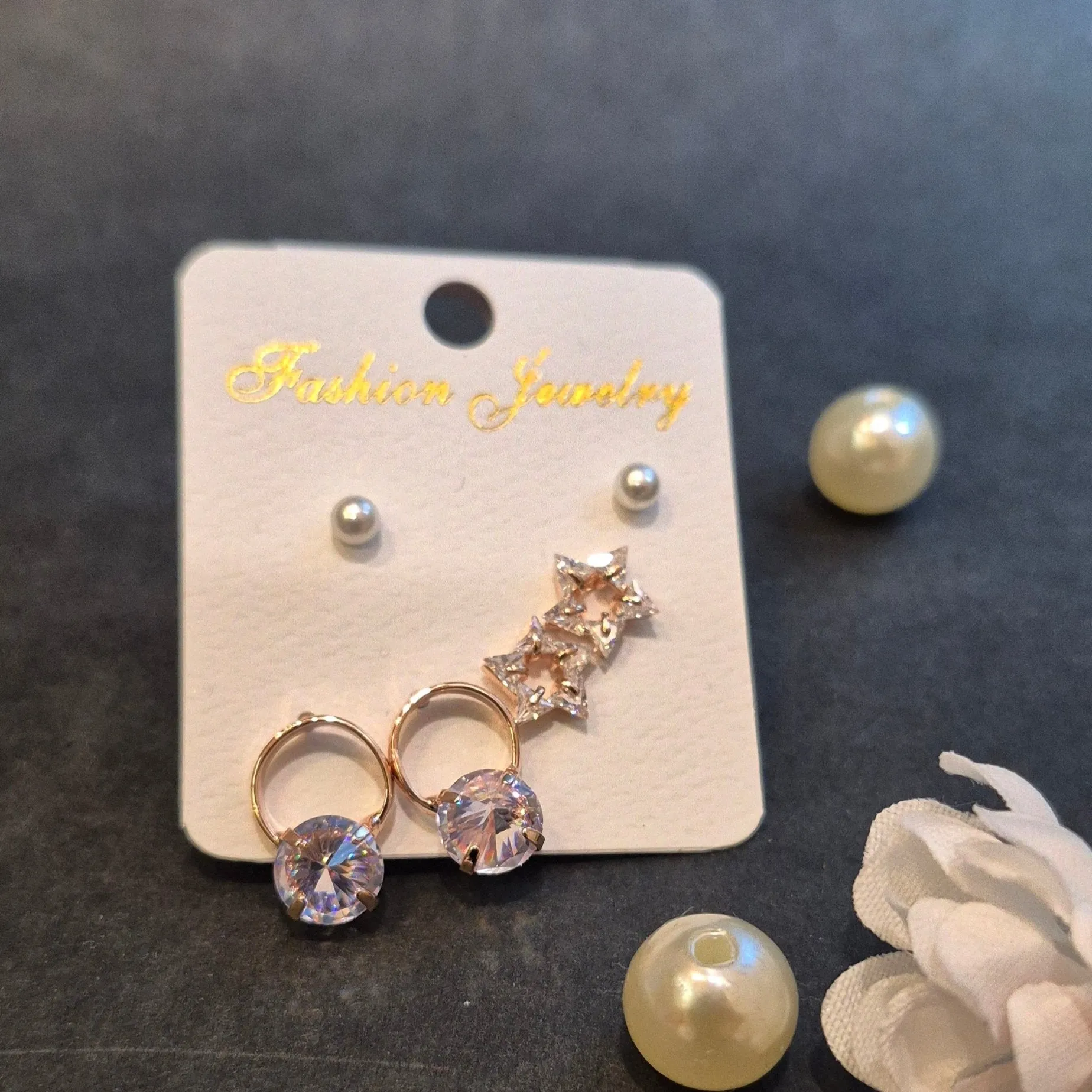 Dazzling studs combo