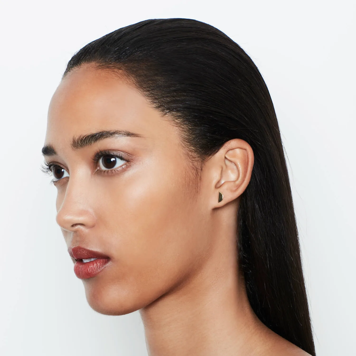 Disc Studs Rose Gold