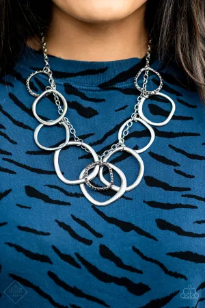 Dizzy With Desire - Silver Necklace - Fashion Fix