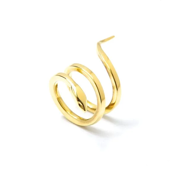 Double Snake Ring SILVER