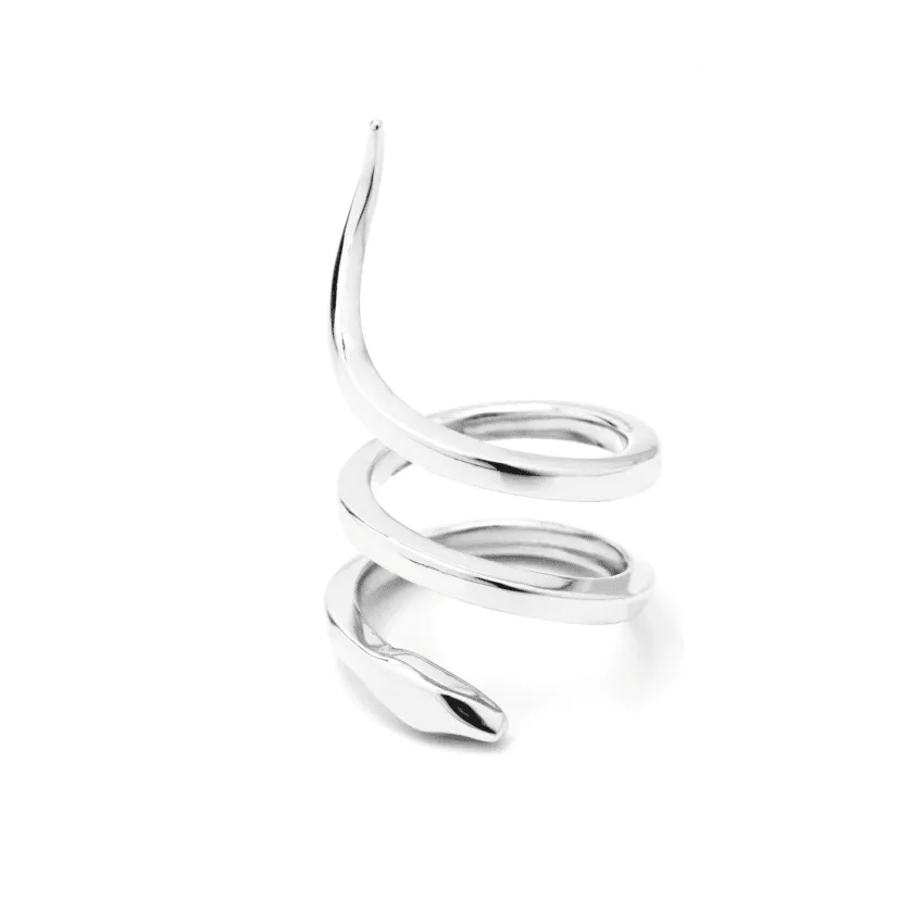 Double Snake Ring SILVER